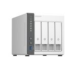 QNAP TS-433 NAS Tower ARM Cortex-A55 4 Go 0 To QNAP QTS Blanc