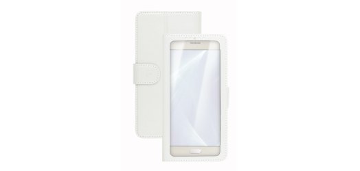 Celly Unica View mobile phone case 14 cm (5.5") Folio White