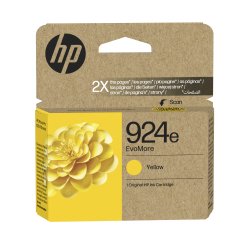 HP 924e Cartouche d’encre authentique Jaune EvoMore