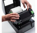 Brother BWS-1D300-110 - Ruban encreur noir de cire standard à transfert thermique