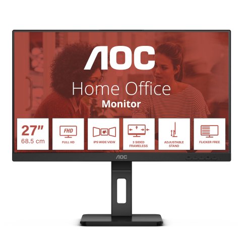AOC E3 27E3QAF pantalla para PC 68,6 cm (27") 1920 x 1080 Pixeles Full HD LED Negro
