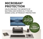 Fellowes Keyboard Wrist Rest Breyta Keyboard Wrist Support with Antibacterial Protection Ergonomic Wrist Support Grey