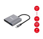 Equip 3 in 1 USB-C to HDMI / USB-A / USB PD Adapter