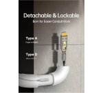 Equip HDMI 2.0 Detachable Type D + A Active Optical Cable, 15m, 4K/60Hz
