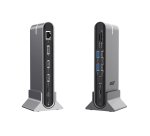 Acer HP.DSCAB.022 base para portátil y replicador de puertos Alámbrico USB 3.2 Gen 1 (3.1 Gen 1) Type-C Plata