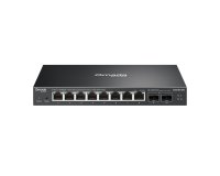 TP-Link ES210X-M2 commutateur réseau Géré 2.5G Ethernet (100/1000/2500) Montage sur le bureau ou sur le mur Noir