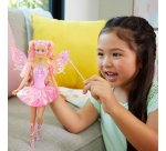 Barbie Fantasy Fairy Doll with Color-Change Wings and Outfit, Includes Toy Wand with Sponge & Fashion Accessories