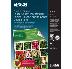 Epson Double-Sided Photo Quality Inkjet Paper - A4 - 50 Sheets