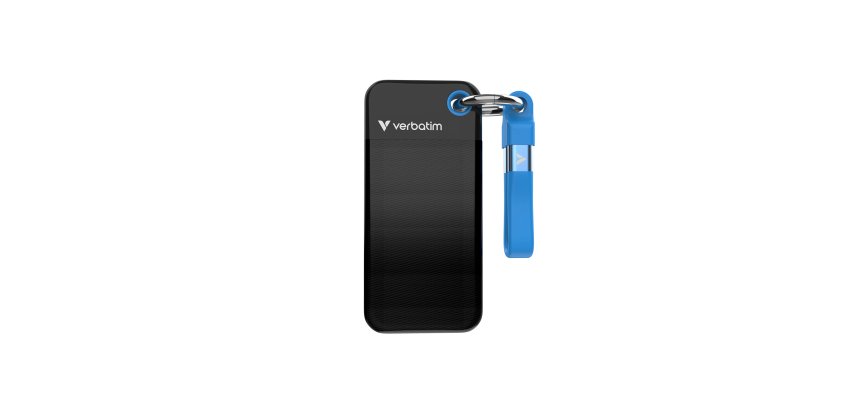 Verbatim Pocket SSD 2 TB USB Typ-C 3.2 Gen 2 (3.1 Gen 2) Schwarz, Blau