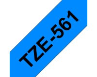 Brother TZE-561 labelprinter-tape Zwart op blauw