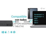 i-tec USB 3.0 / USB-C / Thunderbolt 3 Professional Dual 4K Display Docking Station Generation 2 + Power Delivery 100W