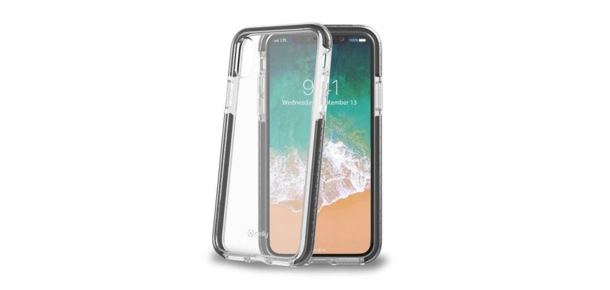 Celly HEXAGON900BK mobile phone case Cover Black, Transparent