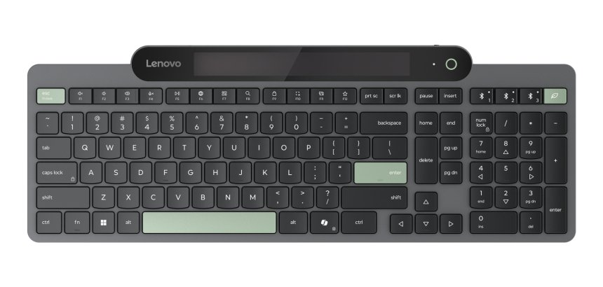 Lenovo Self-Charging Bluetooth (ES 172) teclado Hogar / Oficina Español Negro, Verde
