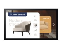Samsung QM32C-T Écran plat de signalisation numérique 81,3 cm (32") LCD Wifi 400 cd/m² Full HD Noir Écran tactile Tizen 7.0 16/7