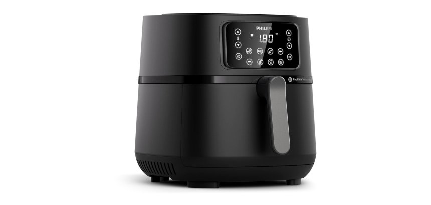 Philips Serie 5000 Airfryer 7.2L, Friggitrice ad aria 16-in-1, App per ricette , accessorio teglia HD9285/93