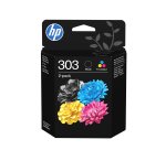HP Pack de 2 cartouches authentiques d'encre noire/trois couleurs 303