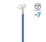 AISENS Cable de Red RJ45 LSZH CPR Dca CAT.7 600 MHZ S/FTP AWG23, Azul, 100 m