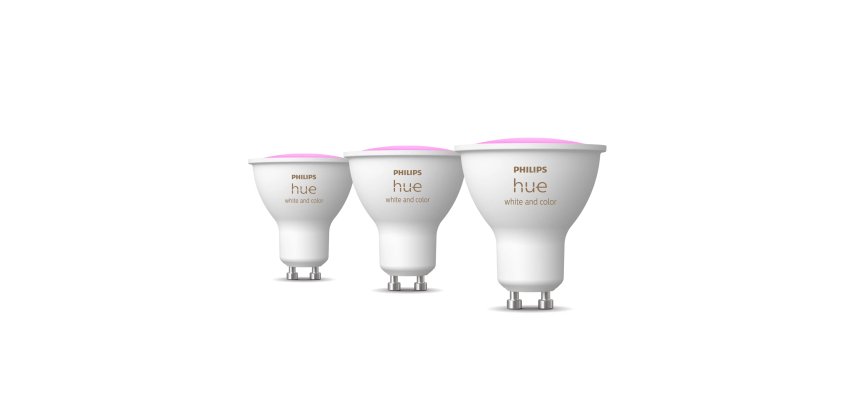 Philips Hue White and colour ambience GU10 – smart spotlight – (3-pack)