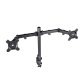 Trust GXT 1120 Mara Dual Monitor Arm 81,3 cm (32") Bureau Noir
