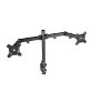 Trust GXT 1120 Mara Dual Monitor Arm support d'écran plat pour bureau 81,3 cm (32") Noir