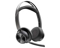 Poly Auriculares Voyager Focus 2 USB-C-C con certificación Microsoft Teams + adaptador USB-C/A