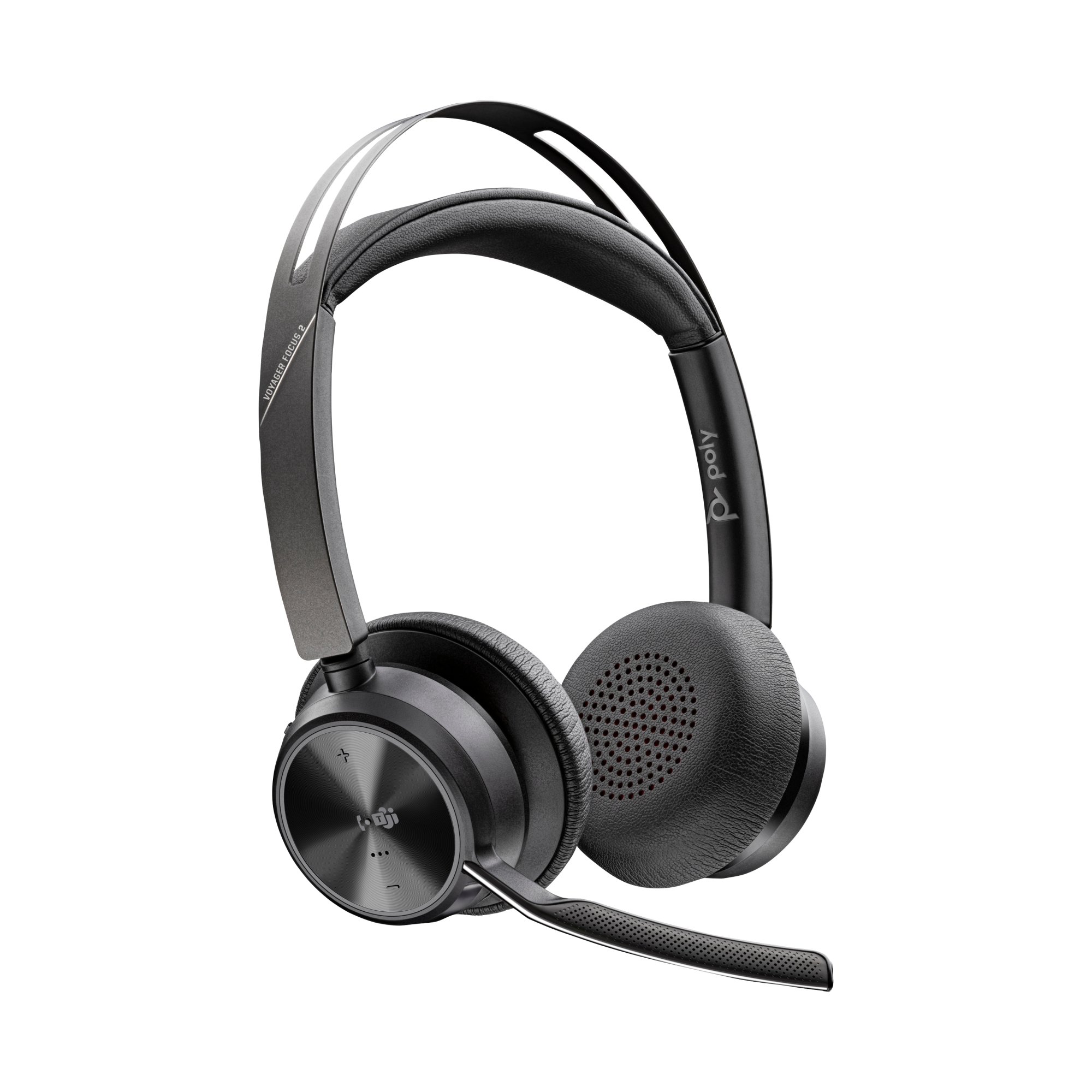 Poly Voyager Focus 2 Microsoft Teams Certified USB-C-C Headset +USB-C/A Adapter +Charging Stand