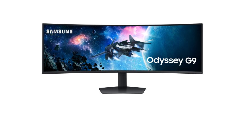Samsung G95C écran plat de PC 124,5 cm (49") 5120 x 1440 pixels Dual QHD LED Noir
