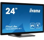 iiyama ProLite T2438MSC-B1 écran plat de PC 60,5 cm (23.8") 1920 x 1080 pixels Full HD LED Écran tactile Noir