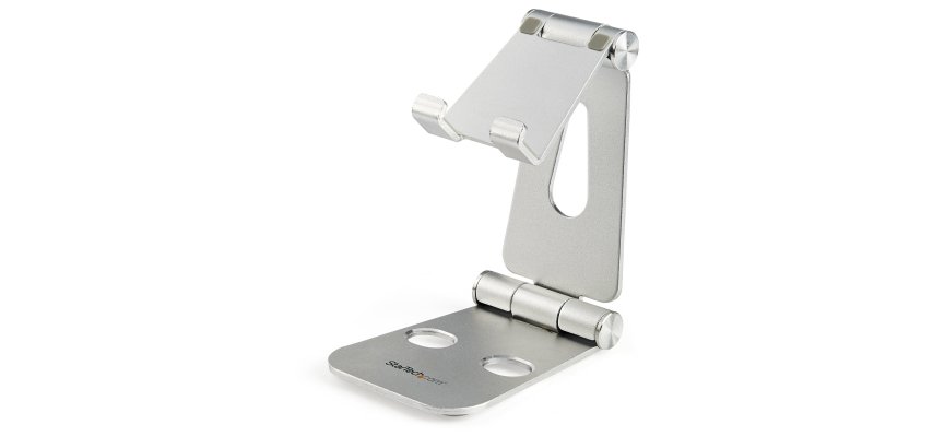 StarTech.com Support pour Téléphone et Tablette - Support Universel Pliable pour Smartphones et Tablettes Support Ergonomique Réglable Multi-Angles pour Téléphone Portable, 4"-13"