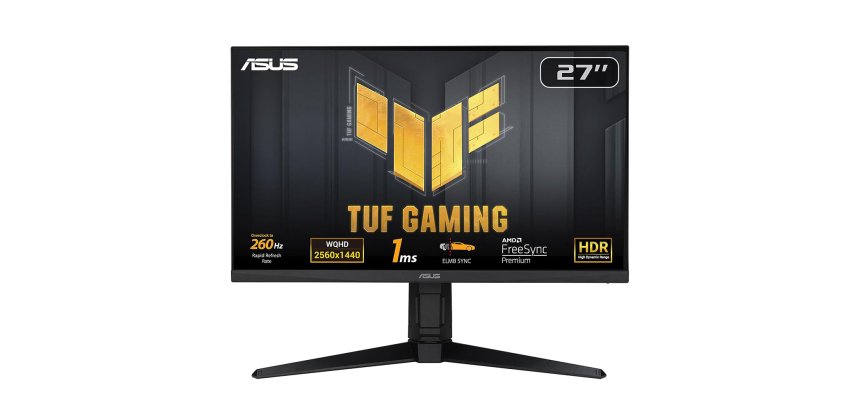ASUS TUF Gaming VG27AQML1A pantalla para PC 68,6 cm (27") 2560 x 1440 Pixeles Wide Quad HD LCD Negro