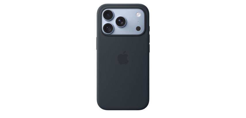Apple Coque en silicone avec MagSafe pour iPhone 18 Pro - Bleu marine