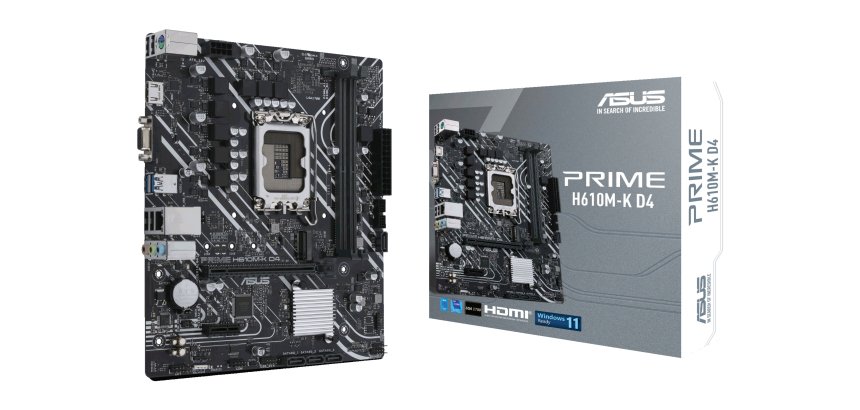 ASUS PRIME H610M-K D4 Intel H610 LGA 1700 micro ATX
