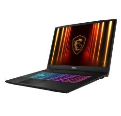 MSI Katana 17 HX B14WFK-007FR Intel® Core™ i7 i7-14650HX Ordinateur portable 43,9 cm (17.3") Quad HD 16 Go DDR5-SDRAM 1 To SSD NVIDIA GeForce RTX 5060 Wi-Fi 6E (802.11ax) Windows 11 Home Français Noir