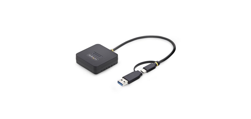 StarTech.com Dock Adaptateur USB-C/USB-A vers M.2 NVMe, 10 Gbps, Lecteur SSD Externe M.2 NVMe Sans Outil, B+M/M-Key