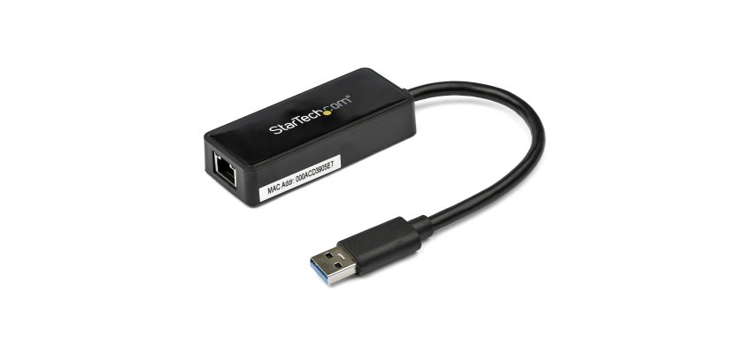 StarTech.com Adaptador de Red Ethernet USB 3.0 - Adaptador NIC con Soporte para USB - USB a RJ45 - con Puerto USB de Paso