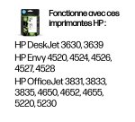 HP 302 - pack de 2 - noir, couleur (cyan, magenta, jaune) - original - cartouche d'encre
