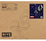 Trust GXT 703W RIYE Sedia per gaming universale Nero, Bianco
