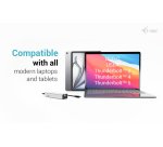 i-tec Metal USB-C Charging HUB 5port with USB-C video 8K + Power Delivery 85W