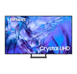 Samsung TV Crystal UHD 4K 75” UE75DU8570UXZT Smart TV Wi-Fi Titan Gray 2024, Processore Crystal 4K, 4K Upscaling, AirSlim Design, OTS Lite