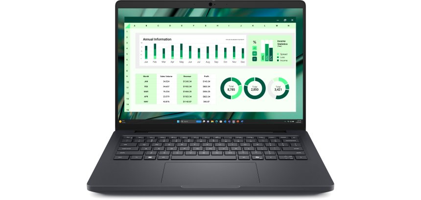 DELL Pro Max 14 MC14250 Intel Core Ultra 7 265H Station de travail mobile 35,6 cm (14") Full HD+ 32 Go LPDDR5x-SDRAM 1 To SSD NVIDIA RTX PRO 500 Blackwell Wi-Fi 7 (802.11be) Windows 11 Pro Français Noir