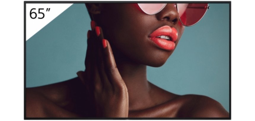 Sony FW-65BZ40L Écran d'affichage dynamique Écran plat de signalisation numérique 165,1 cm (65") LCD Wifi 700 cd/m² 4K Ultra HD Noir Android 24/7
