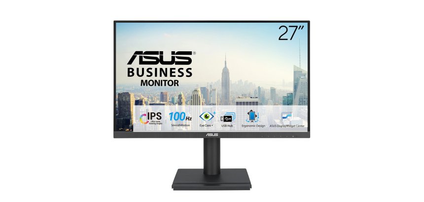 ASUS VA27DQFS écran plat de PC 68,6 cm (27") 1920 x 1080 pixels Full HD LCD Noir