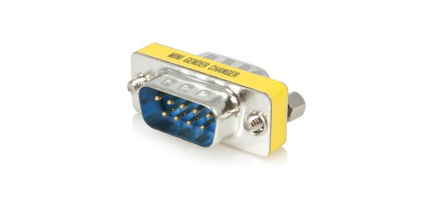 StarTech.com Changeur de genre série DB9 slim - Coupleur DB9 - M/M