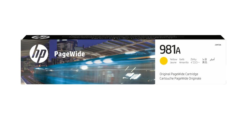 HP 981A cartouche PageWide Jaune authentique