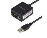 StarTech.com Câble Adaptateur de 1,8m à 1 Port FTDI USB vers Série RS232 avec Rétention COM, Adaptateur USB vers RS232 - Conforme TAA