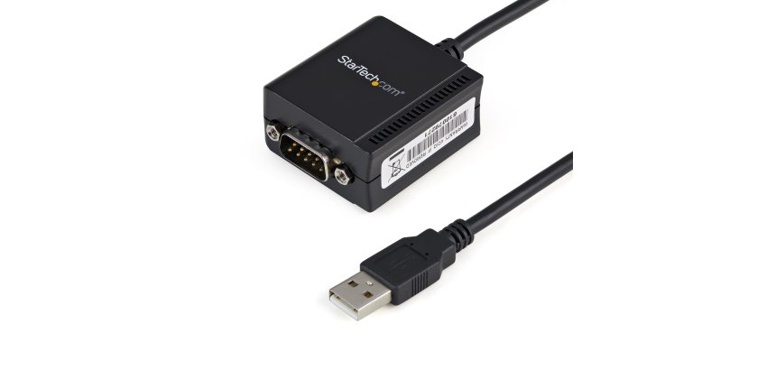 StarTech.com Câble Adaptateur de 1,8m à 1 Port FTDI USB vers Série RS232 avec Rétention COM, Adaptateur USB vers RS232 - Conforme TAA