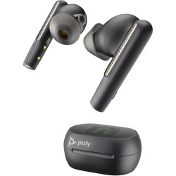 Poly Voyager Free 60+ UC M Carbon Black Earbuds + BT700 USB-C-adapter + oplaadcase met touchscreen