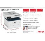 Xerox B235 A4 34 ppm Copia/Stampa/Scansione/Fax wireless con stampa fronte/retro PS3 PCL5e/6 ADF 2 vassoi Totale 251 fogli