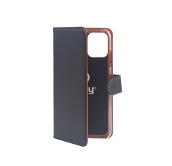 Celly Wally custodia per cellulare 13,7 cm (5.4") Custodia a libro Nero, Marrone