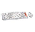 Logitech 920-013110 clavier Souris incluse Universel Bluetooth AZERTY Français Blanc